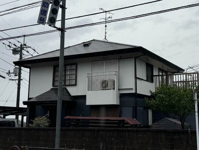 糸島市の屋根の調査を実施した住宅