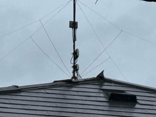 福岡市早良区の棟板金飛散を調査