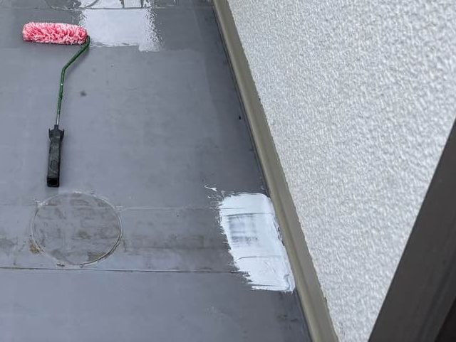 宗像市の防水工事における下地調整