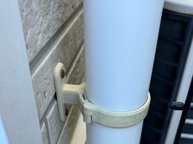 福岡市南区で見つかった雨樋の緩み