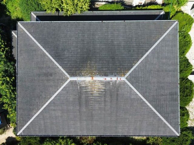 福岡市南区の屋根のドローン調査