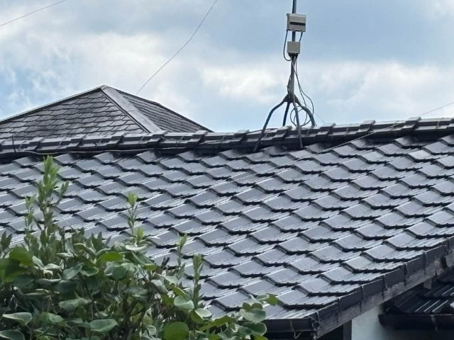 糸島市の雨漏り調査を行った瓦屋根