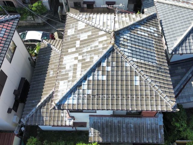 福岡市早良区で屋根のドローン調査