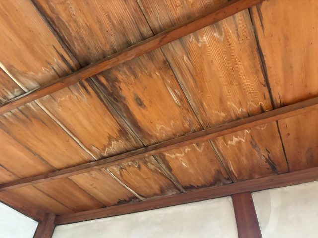 福岡市東区の重大な雨漏り被害