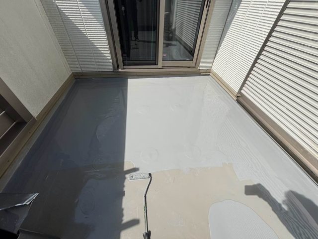 宗像市のウレタン防水施工