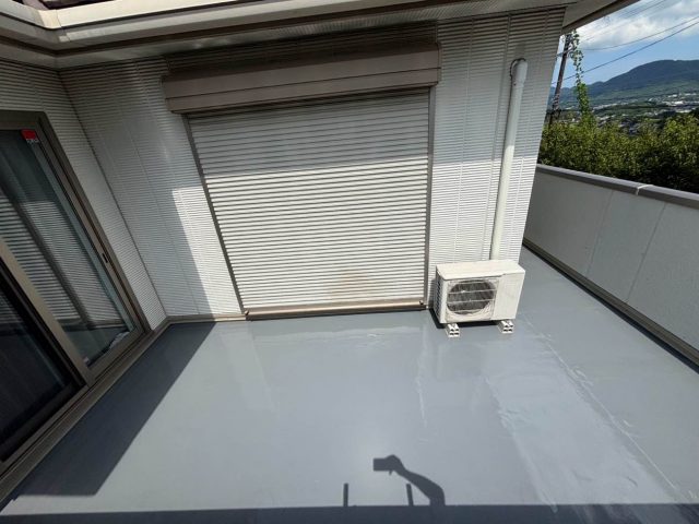 宗像市のウレタン防水工事完了