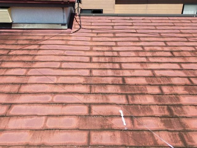 福岡市東区で確認されたスレート屋根の傷み