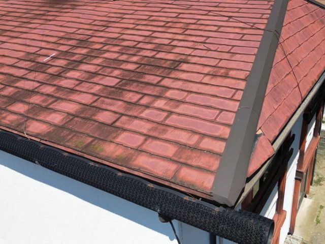 福岡市東区のスレート屋根の老朽化