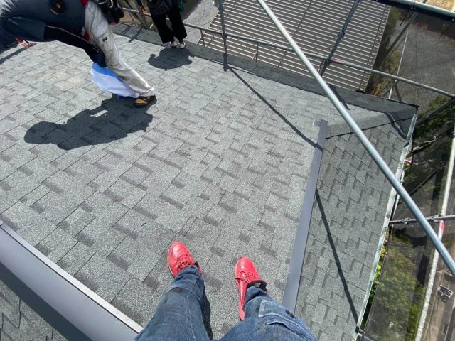 佐賀県鳥栖市の葺き替え工事に使用したオークリッジスーパー