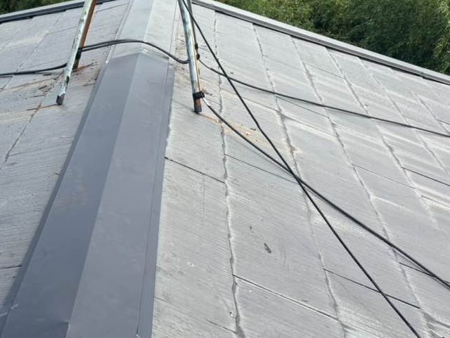 糸島市の棟板金工事完了