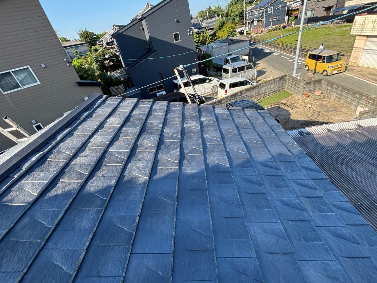 福岡市南区の屋根葺き替え工事