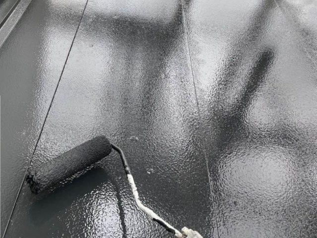 大野城市の小庇上塗り