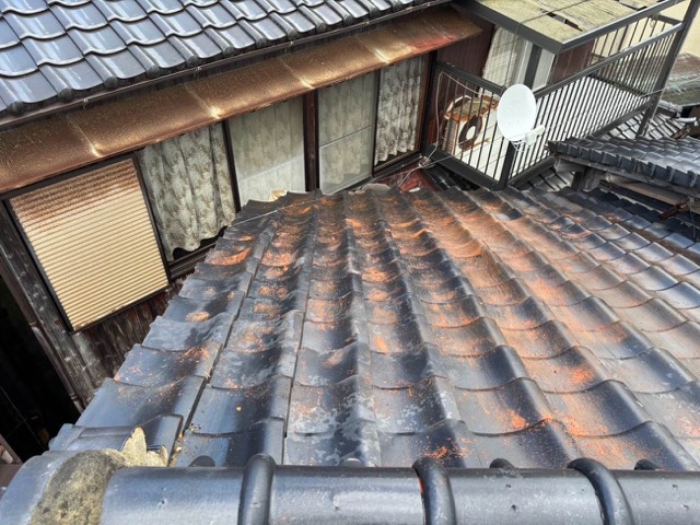 糸島市の屋根葺き直し工事、完了写真