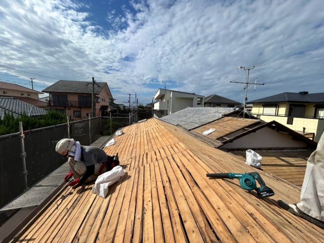 福津市で下地を補強