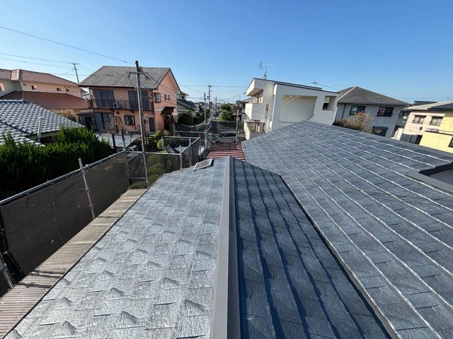 福岡市博多区の屋根工事、ルーガ葺き替え工事