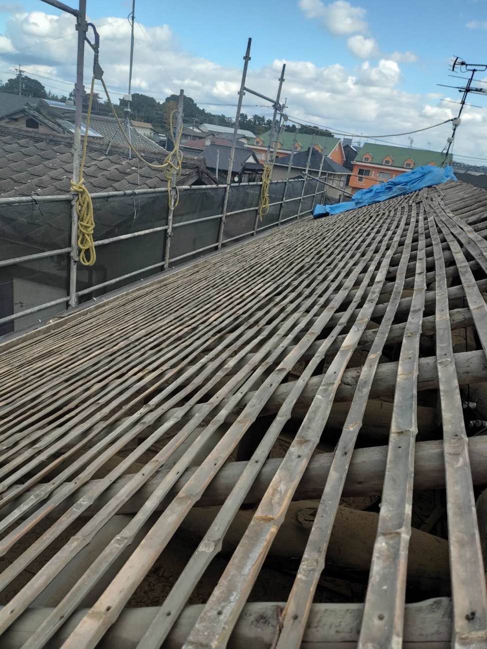 福岡市南区の屋根葺き替え工事