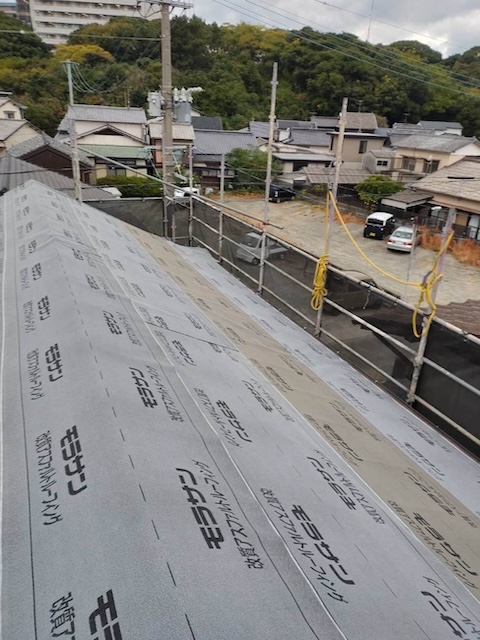 瓦屋根の雨漏り・葺き替え工事・福岡県