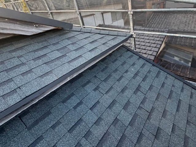 福岡市東区で板金施工完了