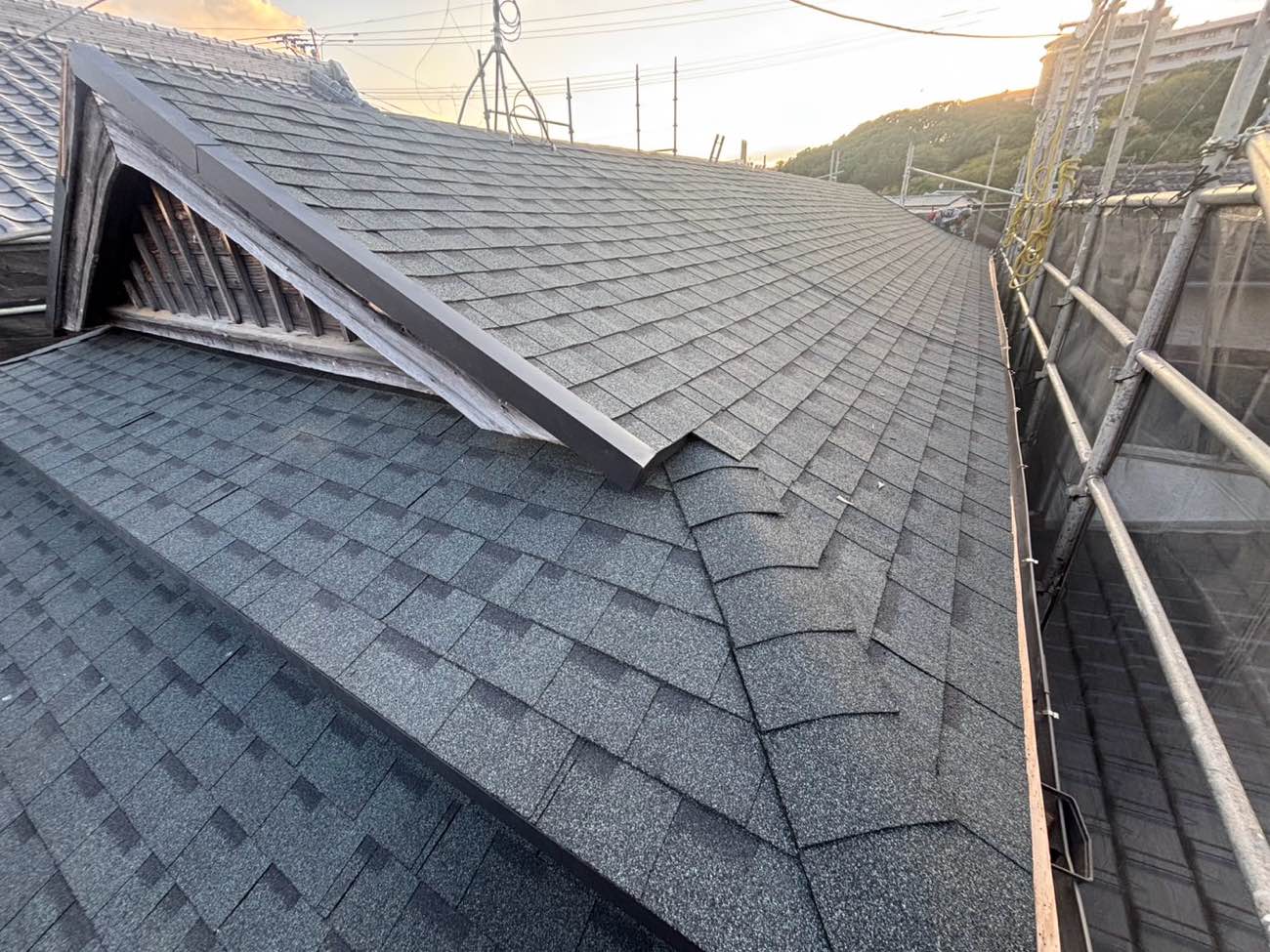 福岡市南区の屋根葺き替え工事