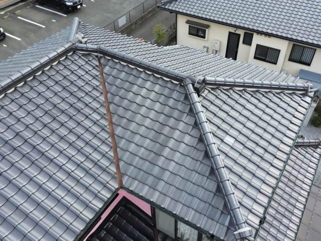 福岡市南区の老朽化した瓦屋根