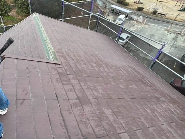 福岡市南区の経年劣化で傷んだスレート屋根