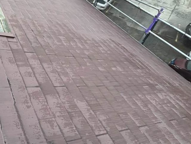 福岡市南区の経年劣化で傷んだスレート屋根
