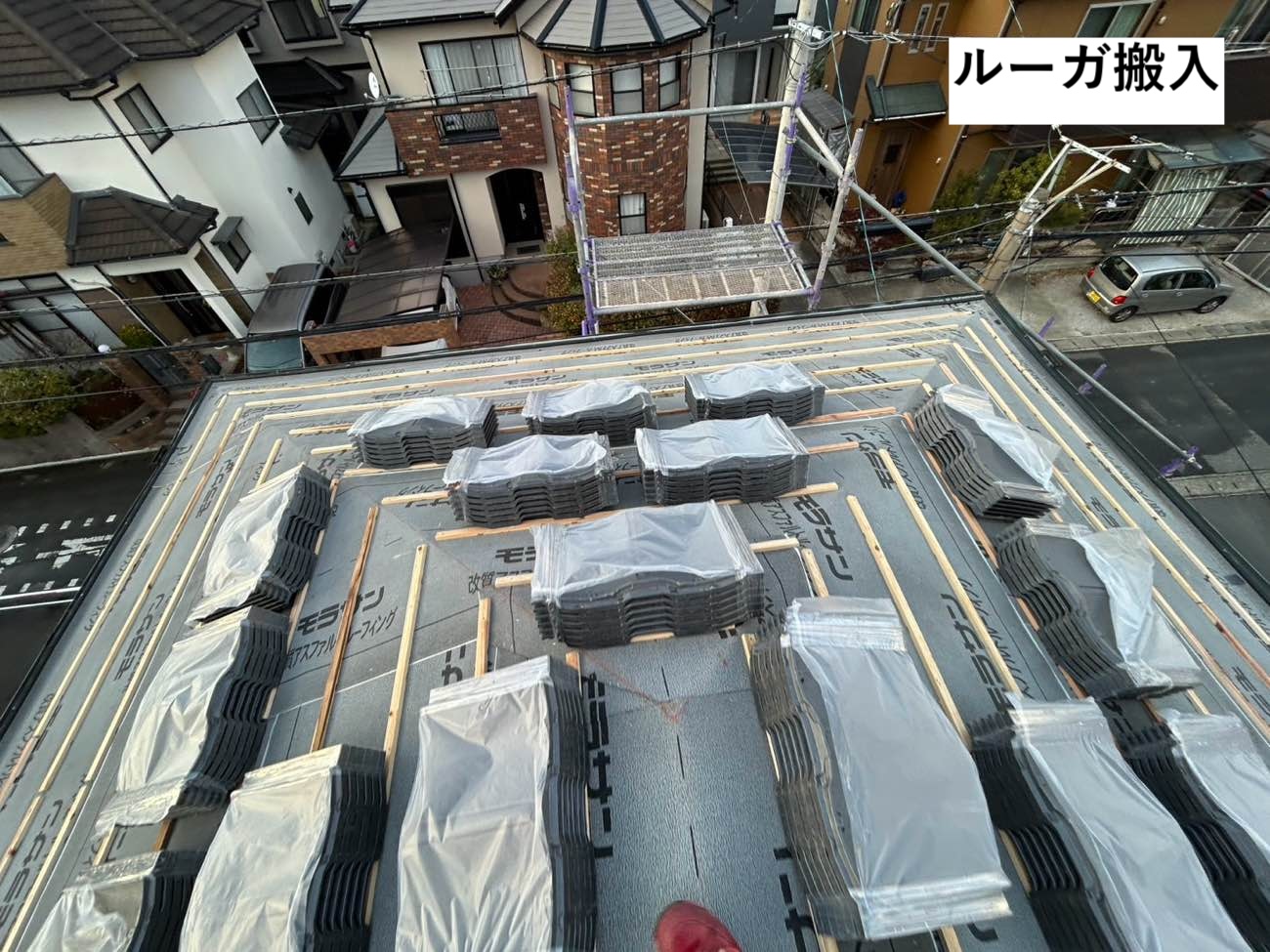 ルーガを採用した葺き替え工事