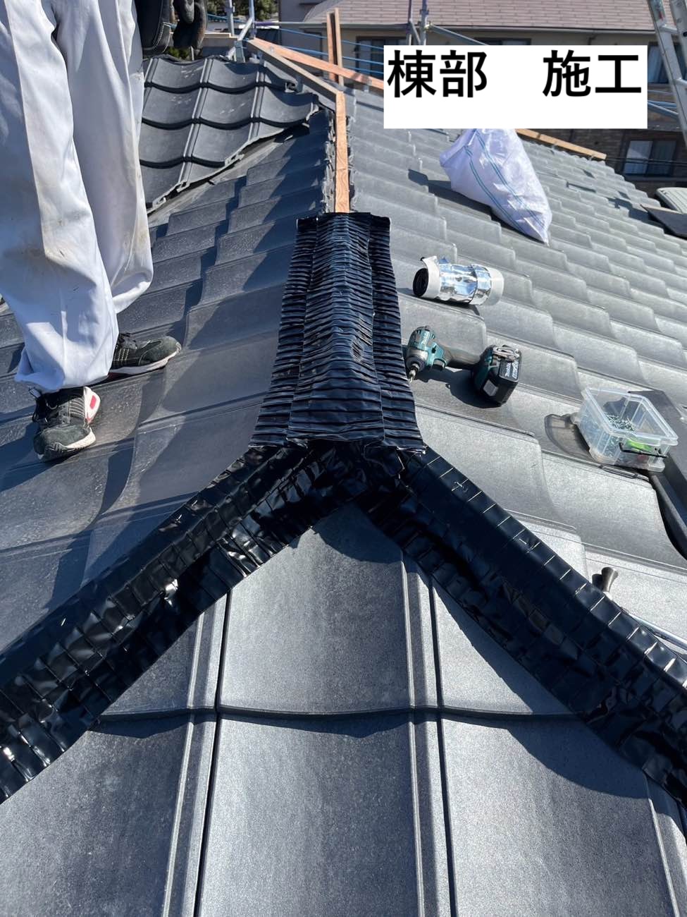 ルーガを採用した葺き替え工事