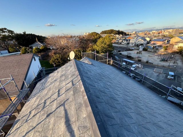 福岡市南区でルーガ使用のカバー工事が完了