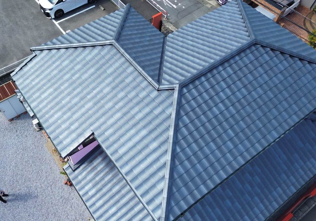 ルーガを採用した葺き替え工事