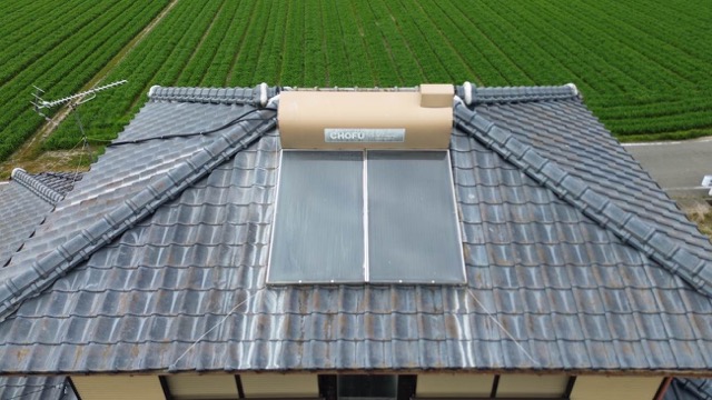 福岡、屋根温水器、温水器撤去工事
