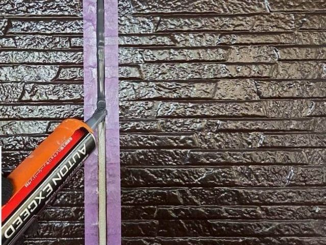 福岡市南区で新しいコーキングの充填