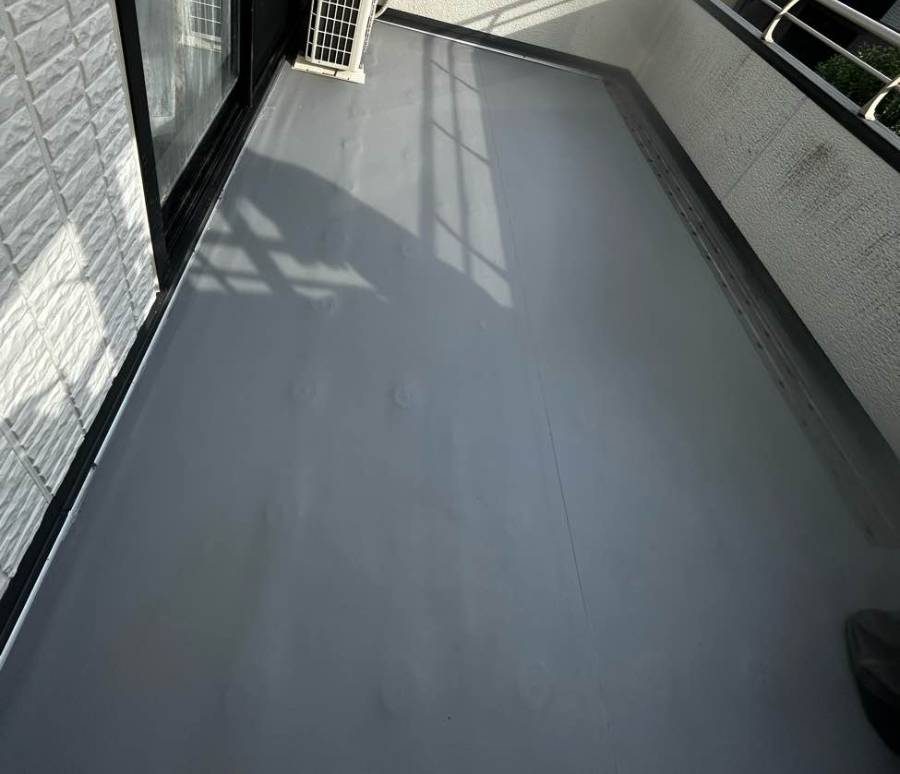 糸島市の雨漏り工事・バルコニー工事。防水工事。街の屋根やさん福岡西