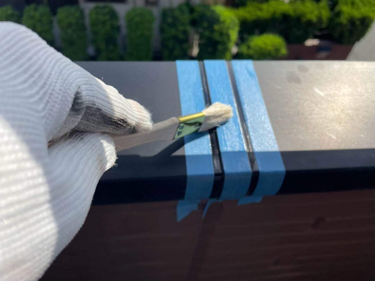 シーリング工事、ベランダ笠木