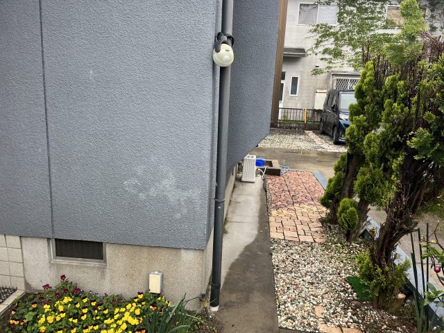 糸島市の塗装が剥げた外壁