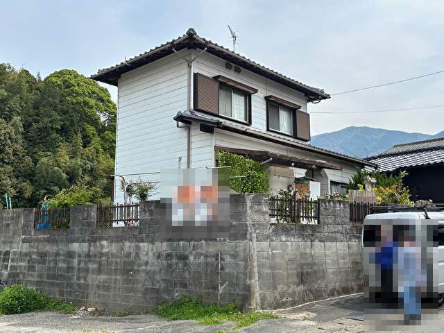 宇美町の外壁塗装前状況