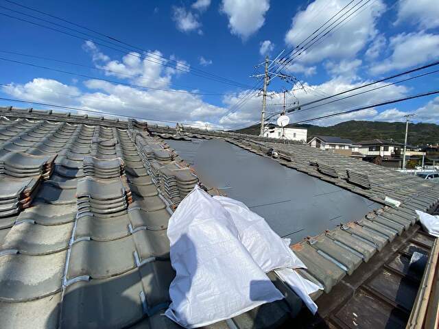 福岡市南区にて防水機能を果たせず雨漏りを引き起こしていたルーフィングの交換