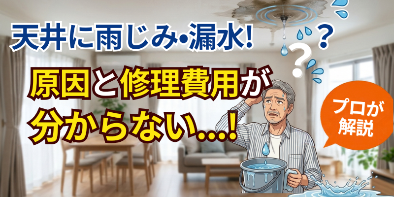 【福岡市】雨漏り修理事例｜雨漏り工事と工事費用「福岡市・糸島市の調査・見積もり受付無料」